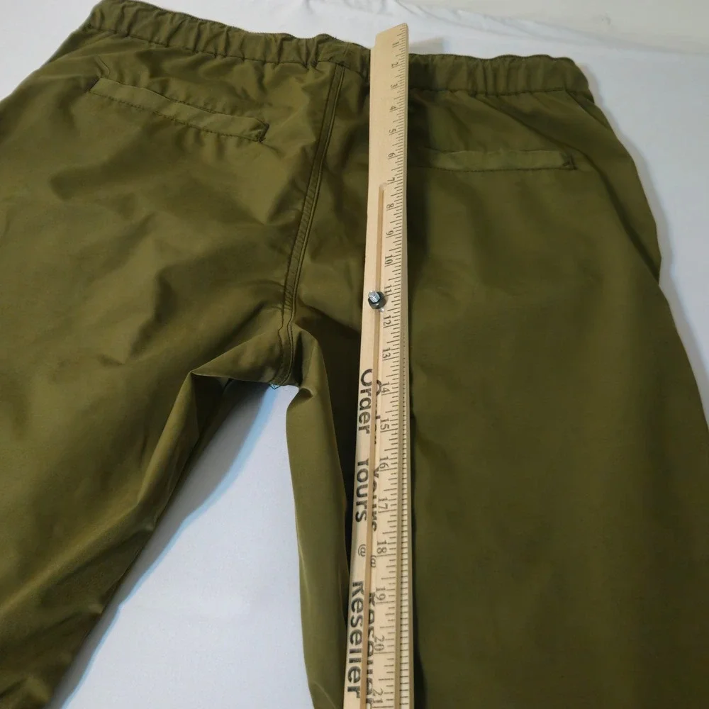 Smoke Rise Cargo Pants‎ Mens L Olive Green Tech Streetwear Graphic Joggers